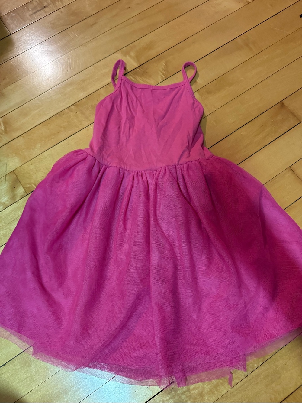 Old Navy Girls Hot Pink Tulle Party Dress